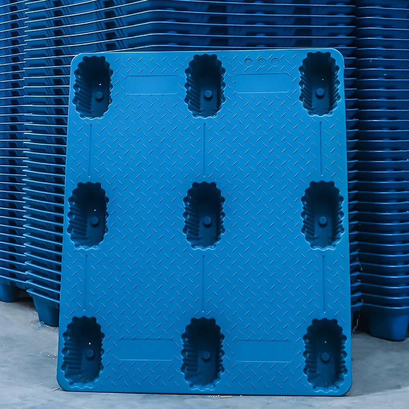 Plastic Nine-legged Pallets Industrial Warehouses factory
